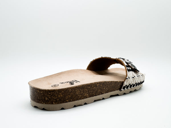 Nat 2 Thies Thies 1856 ® Eco Boho Strap Sandal Vegan Taupe