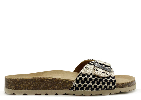 nat 2 thies thies 1856 ® Eco Boho Strap Sandal vegan taupe