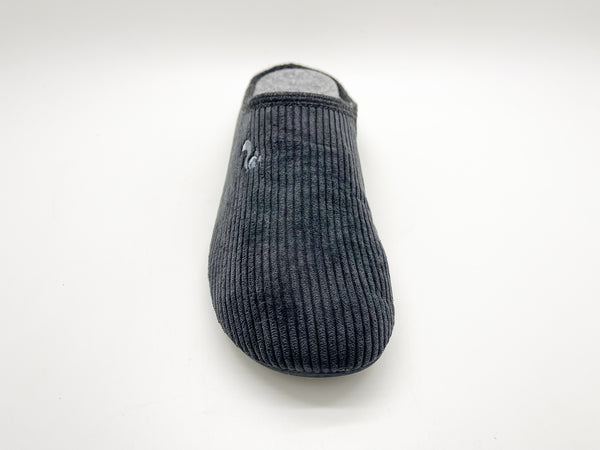 Nat 2 Thies Thies 1856 ® Eco Cord Slipper Vegan Dark Grey