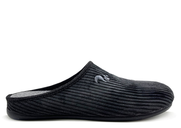 nat 2 thies thies 1856 ® Eco Cord Slipper vegan dark grey