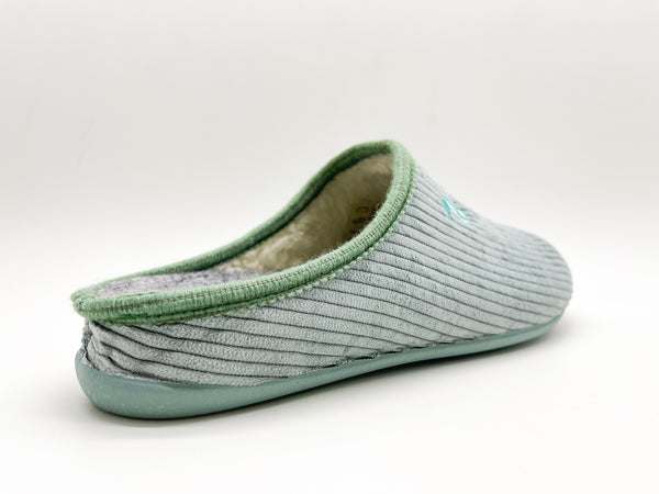 Nat 2 Thies Thies 1856 ® Eco Cord Slipper Vegan Mint