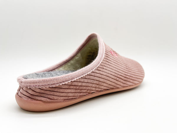 Nat 2 Thies Thies 1856 ® Eco Cord Slipper Vegan Rose