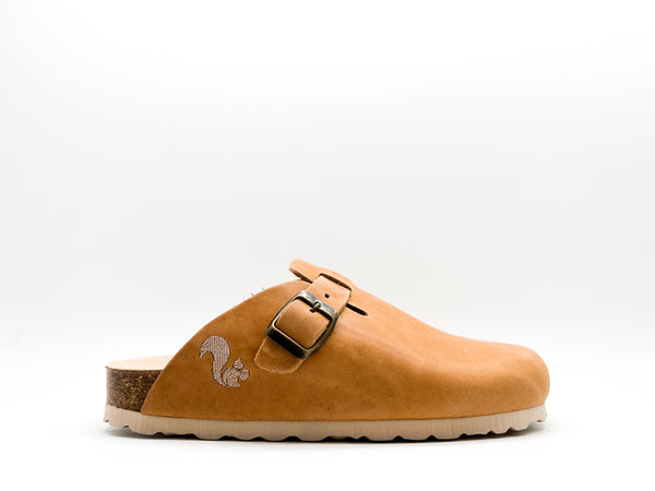 Nat 2 Thies Thies 1856 ® Eco Leather Clog Porcini-brown