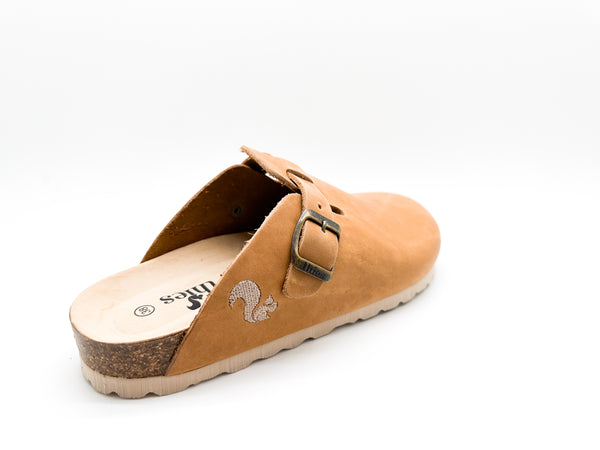 Nat 2 Thies Thies 1856 ® Eco Leather Clog Porcini-brown