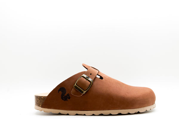 Nat 2 Thies Thies 1856 ® Eco Leather Clog Shitake Brown