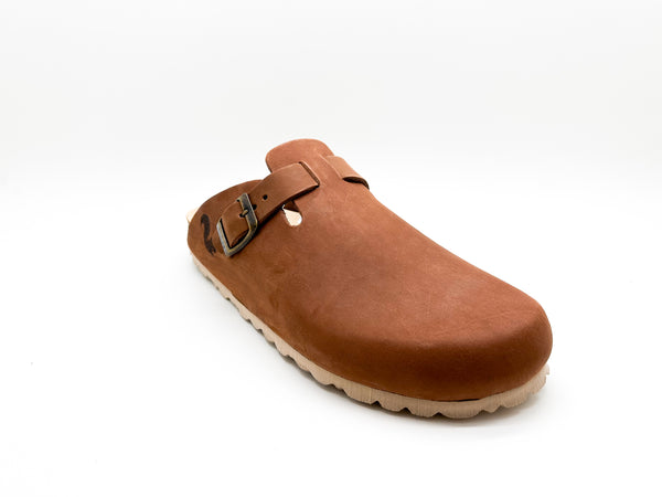 Nat 2 Thies Thies 1856 ® Eco Leather Clog Shitake Brown