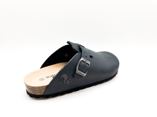 Nat 2 Thies Thies 1856 ® Eco Leather Clog Truffle-black