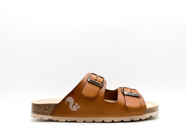 Nat 2 Thies Thies 1856 ® Eco Leather Sandal Cinnamon