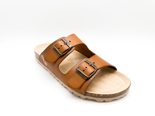Nat 2 Thies Thies 1856 ® Eco Leather Sandal Cinnamon