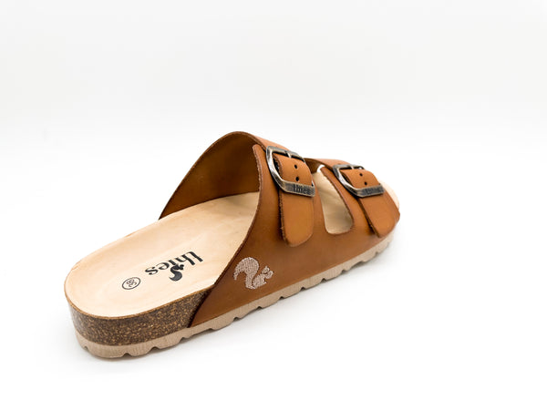 Nat 2 Thies Thies 1856 ® Eco Leather Sandal Cinnamon