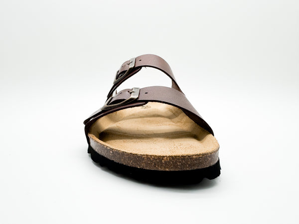 Nat 2 Thies Thies 1856 ® Eco Leather Sandal Dark Brown