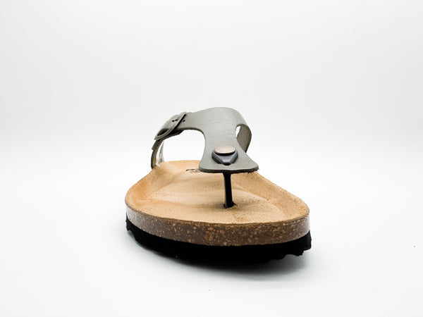 Nat 2 Thies Thies 1856 ® Eco Leather Thong Sandal Wasabi