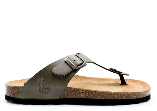 nat 2 thies thies 1856 ® Eco Leather Thong Sandal wasabi