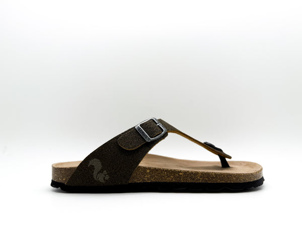Nat 2 Thies Thies 1856 ® Eco Palm Thong Sandal Dark Palm
