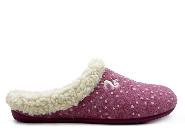 nat 2 thies thies 1856 ® Eco Snow Cozy Slipper raspberry