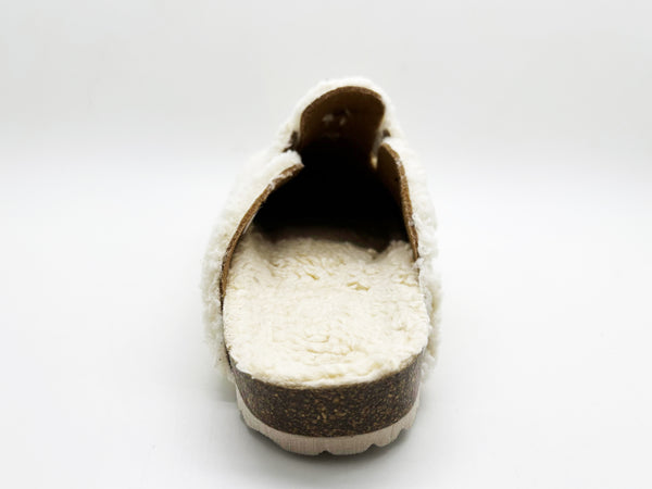 Nat 2 Thies Thies 1856 ® Eco Teddy Clog Vegan Off White