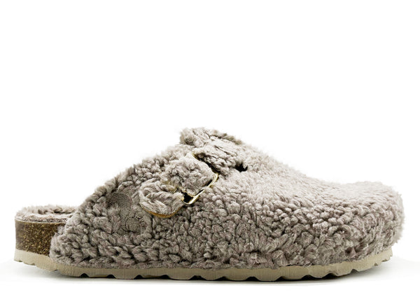 nat 2 thies thies 1856 ® Eco Teddy Clog vegan taupe nat 2 thies thies 1856 ® Eco Teddy Clog vegan taupe