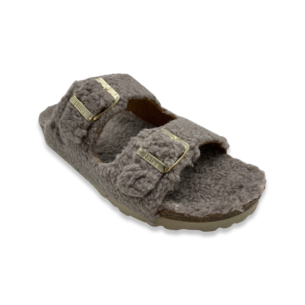 Nat 2 Thies Thies 1856 ® Eco Teddy Sandal Vegan Taupe