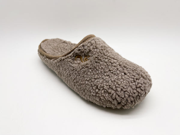 Nat 2 Thies Thies 1856 ® Eco Teddy Slipper Vegan Taupe