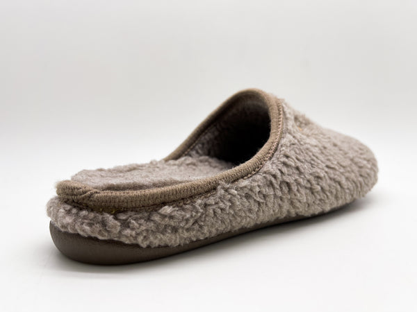 Nat 2 Thies Thies 1856 ® Eco Teddy Slipper Vegan Taupe