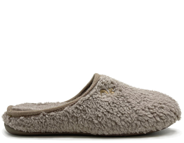 nat 2 thies thies 1856 ® Eco Teddy Slipper vegan taupe