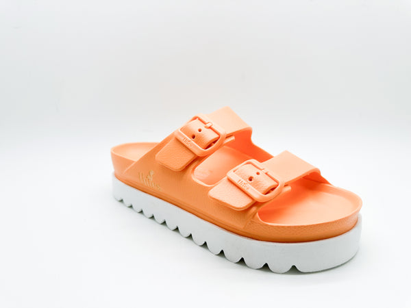 Nat 2 Thies Thies 1856 ® Ecofoam Plateau Sandal Vegan Orange Juice