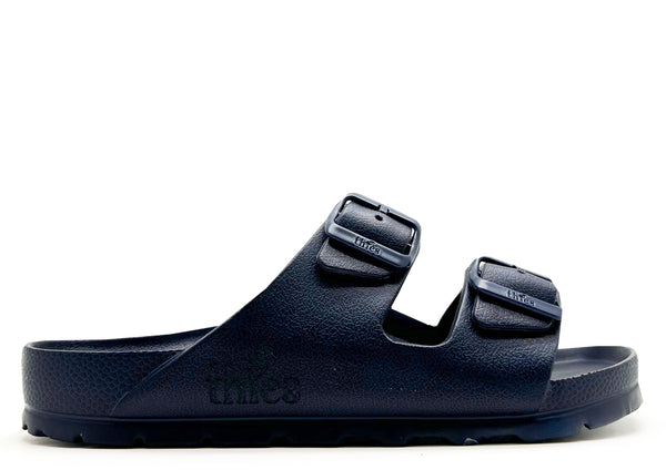 nat 2 thies thies 1856 ® Ecofoam Sandal vegan midnight blue