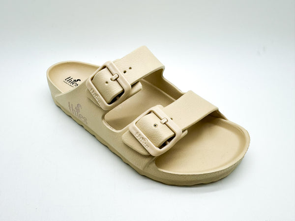 Nat 2 Thies Thies 1856 ® Ecofoam Sandal Vegan Pannacotta