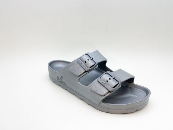 Nat 2 Thies Thies 1856 ® Ecofoam Sandal Vegan Silver