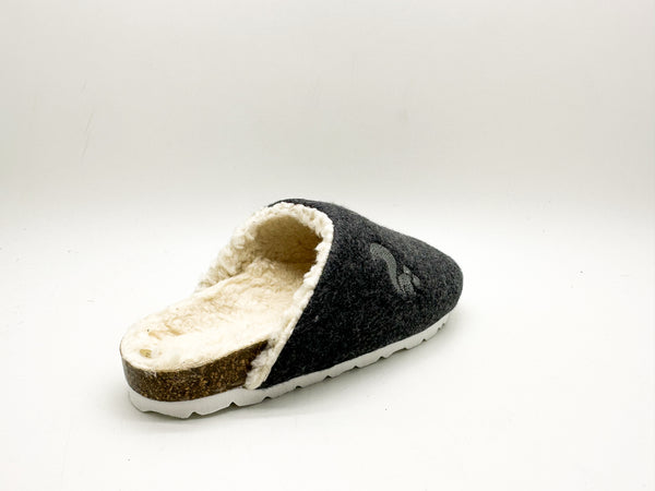 Nat 2 Thies Thies 1856 ® Kids Organic Clog Dark Grey