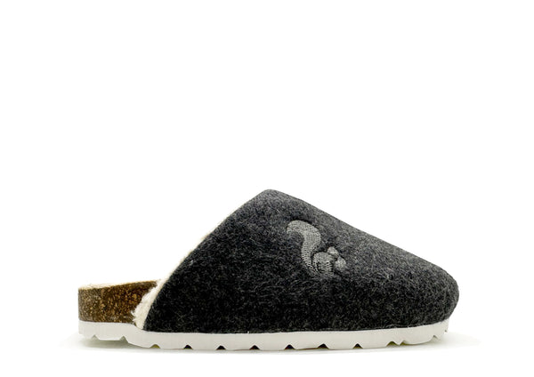 nat 2 thies thies 1856 ® Kids Organic Clog dark grey