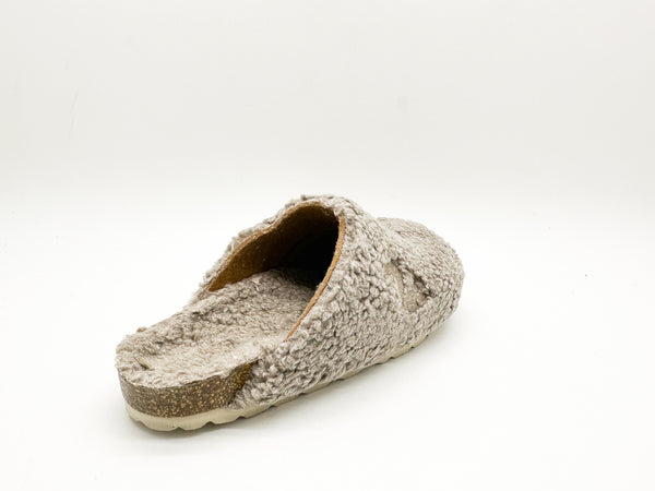 Nat 2 Thies Thies 1856 ® Kids Organic Teddy Clog Taupe