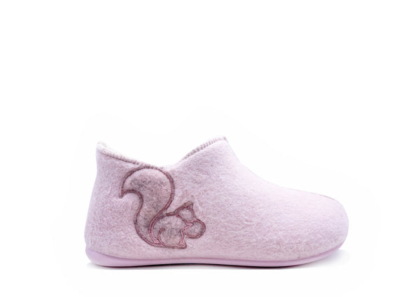 nat 2 thies thies 1856 ® Kids PET Organic Slipper Boot vegan rose
