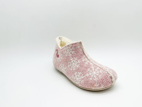 Nat 2 Thies Thies 1856 ® Kids PET Snow Slipper Boot Vegan Rose