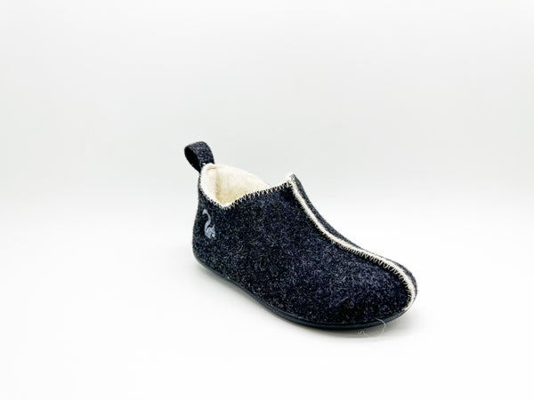 Nat 2 Thies Thies 1856 ® Kids Wool Slipper Boot Dark Grey
