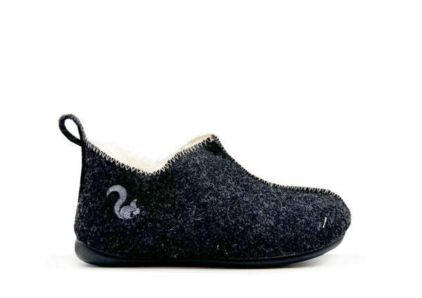 nat 2 thies thies 1856 ® Kids Wool Slipper Boot dark grey