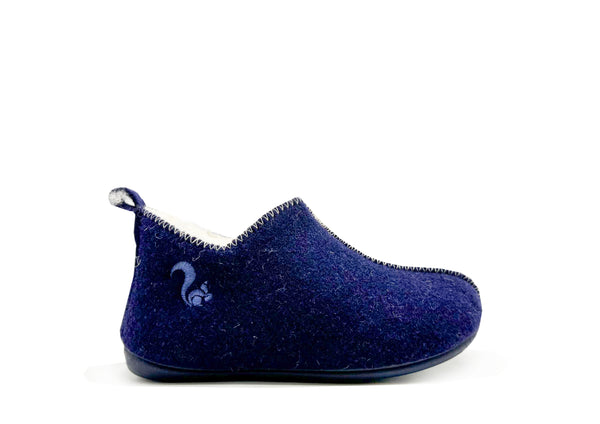 nat 2 thies thies 1856 ® Kids Wool Slipper Boot dark navy