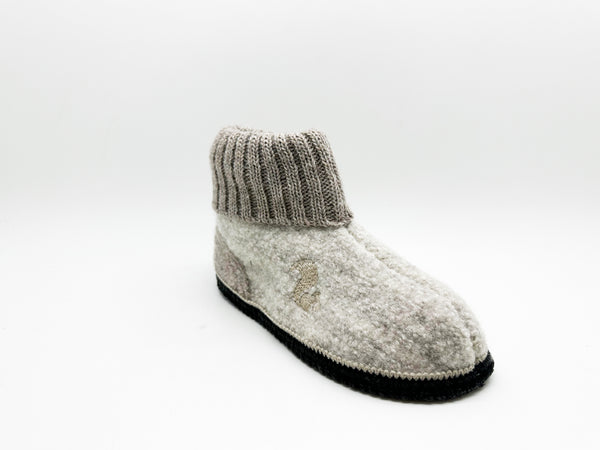 Nat 2 Thies Thies 1856 ® Mountain Wool Slipper Boot Beige