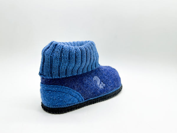 Nat 2 Thies Thies 1856 ® Mountain Wool Slipper Boot Denim Blue