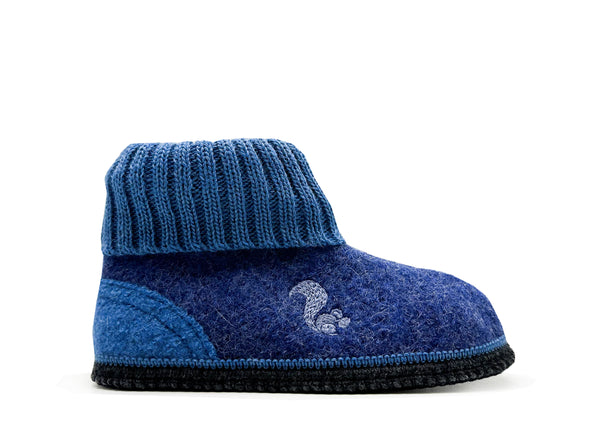 nat 2 thies thies 1856 ® Mountain Wool Slipper Boot denim blue