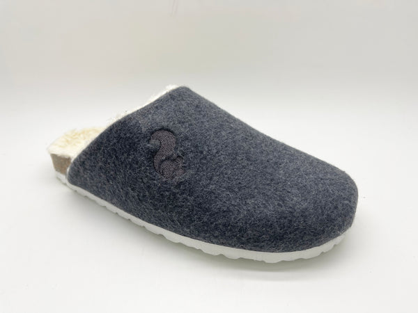 Nat 2 Thies Thies 1856 ® Organic Bio Clog Vegan Dark Grey (W/X)