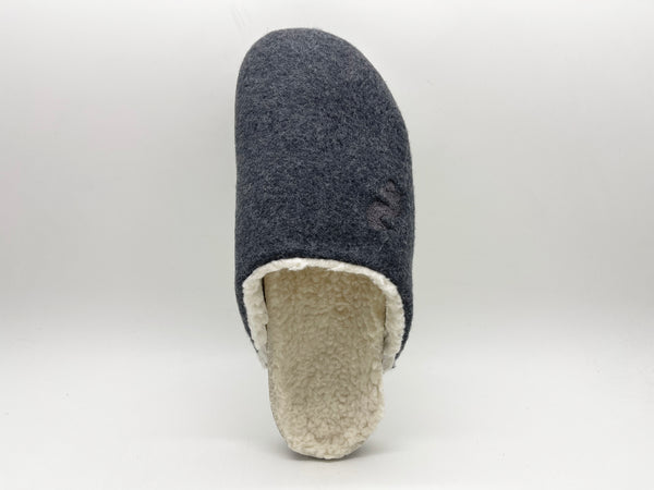 Nat 2 Thies Thies 1856 ® Organic Bio Clog Vegan Dark Grey (W/X)