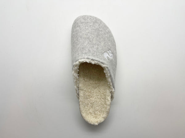 Nat 2 Thies Thies 1856 ® Organic Bio Clog Vegan Light Grey