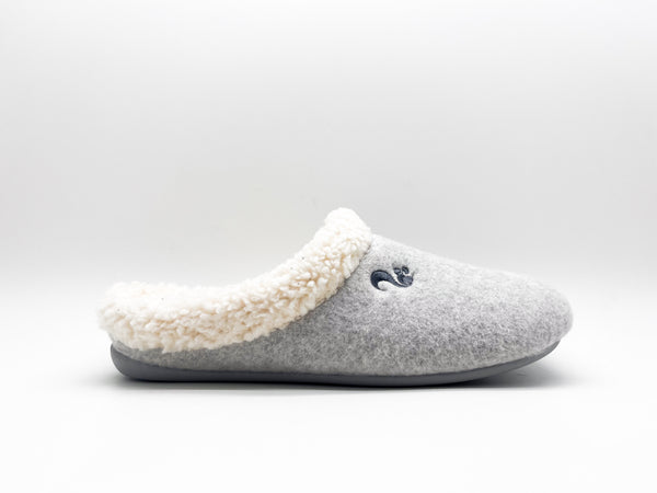 Nat 2 Thies Thies 1856 ® Organic Cozy Slipper Light Grey