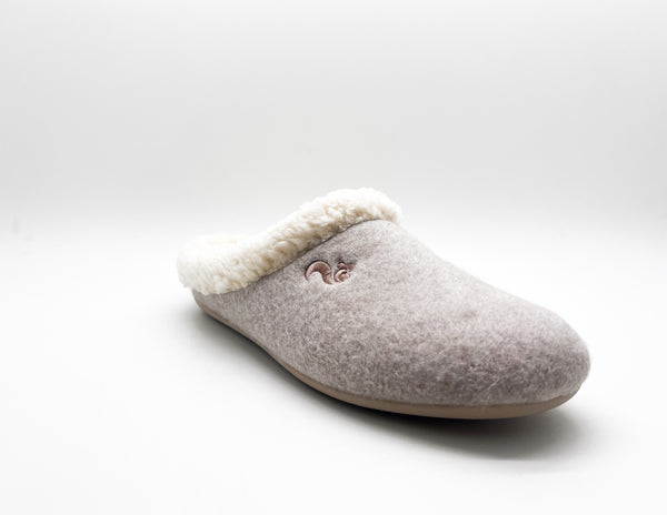 Nat 2 Thies Thies 1856 ® Organic Cozy Slipper Taupe