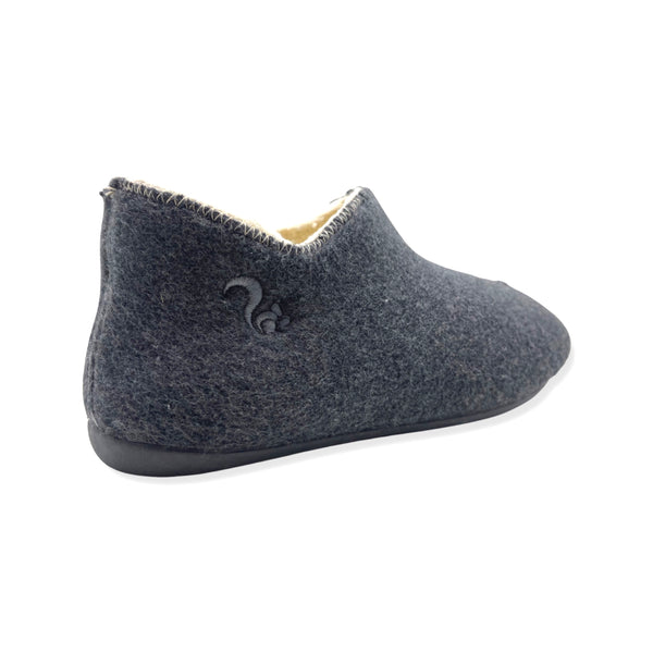 Nat 2 Thies Thies 1856 ® Organic Slipper Boots Vegan Dark Grey