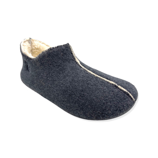 Nat 2 Thies Thies 1856 ® Organic Slipper Boots Vegan Dark Grey