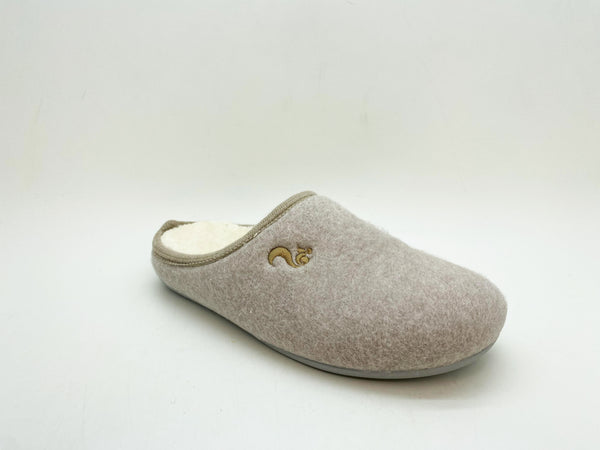 Nat 2 Thies Thies 1856 ® Organic Slipper Vegan Beige