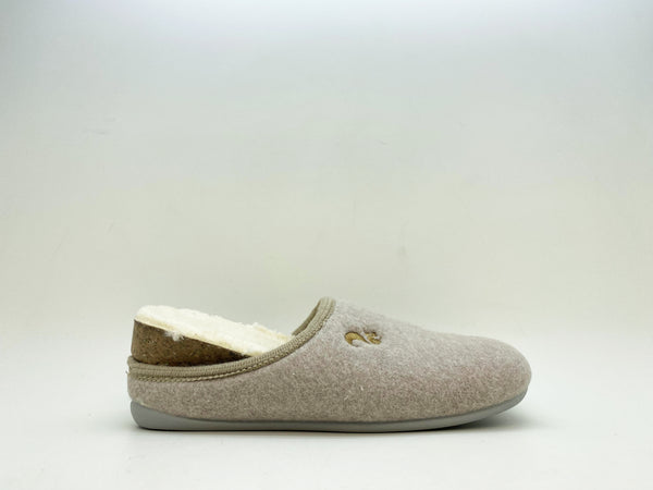 Nat 2 Thies Thies 1856 ® Organic Slipper Vegan Beige