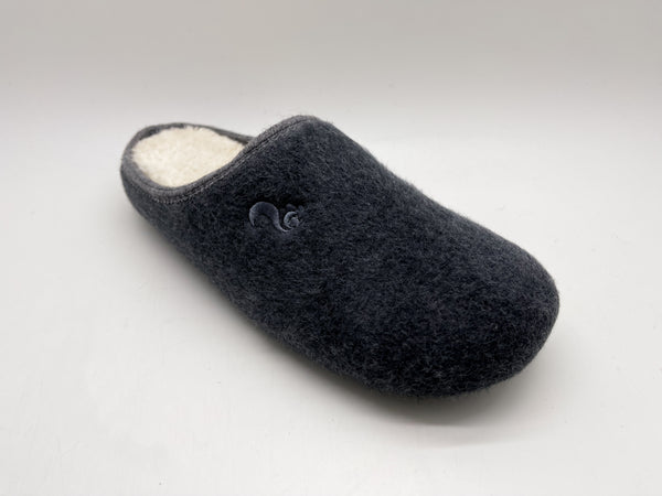 Nat 2 Thies Thies 1856 ® Organic Slipper Vegan Dark Grey